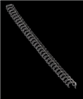 Fellowes Binding Coil 34 Loop Wire 6mm Black 100 Pack