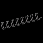 Fellowes Binding Coil 34 Loop Wire 8mm Black 100 Pack