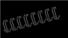 Fellowes Binding Coil 34 Loop Wire 12mm Black 100 Pack