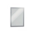 Durable Sign Holder Magaframe A4 Silver 2 Pack