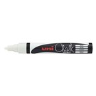 Uni PWE5MWH Chalk Marker 25mm Bullet White