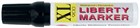 Penline Liberty Perm Marker Chisel 135mm Black 12 per Box
