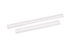 Marbig Ruler Plastic 40cm Clear