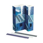 GBC Binding Zip Coil 12mm Black Zip 50 Pack