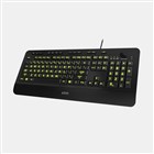 Azio Large Print 5C Keyboard