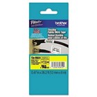 Brother TZeFX631 Labelling Tape 12mmx8m Black on Yellow