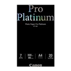 Canon Photo Paper Pro Platinum 20 Sheet A4 300gsm