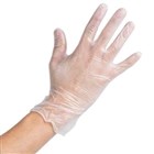 Bastion Vinyl Powder Free Disposable Gloves Clear Medium Pack 100 10 per Carton