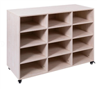 Visionchart Mobile Storage Trolley 12 Bay  No Trays