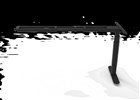 Halo Height Adjustable Return Workstation Frame