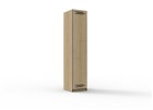 2 Door Step Door Melamine Locker