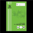 Olympic Exercise Book A4 9mm Dotted Thirds 64 Page 20 per Pack