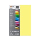Quill Board A4 210gsm Lemon 50 Pack
