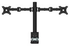 Rapidline Revolve Dual Monitor Arm 260 to 360mm Black Each
