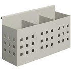 Rapid Triple Slot Pen Holder 208x70x139mm Silver