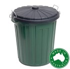 Sabco Plastic Garbage Bin Green 55L Each
