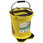 Sabco Wide Mouth Mop Bucket Yellow 16L Each