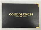Condolence Book Ozcorp Black 64 Sheets