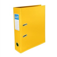 Bantex Lever Arch File PVC A4 Yellow 10 per Box