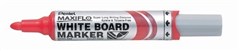 Pentel Maxiflo Whiteboard Marker Bullet Red 12 Box