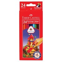 Faber Castell Coloured Pencils TriGrip Assorted 24 Pack