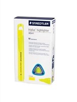 Staedtler Triplus Highlighter Yellow 10 Pack