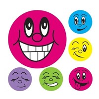 Avery Sticker Merit and Reward Mini Smiley Faces 800 Pack