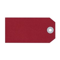 Avery Shipping Tags 120x60mm Size 5 Red 1000 Pack