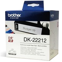 Brother DK22212 Label Roll 62mmx1524m White