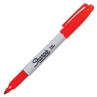 Sharpie Marker 10mm Fine Red 12 per Box