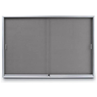 VisionChart Noticecase Sliding Door Velour 1500x900mm