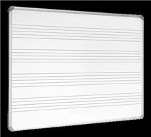 VisionChart Music Board Magnetic Porcelain 1500x1200mm