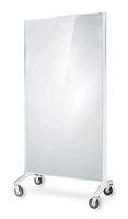 VisionChart Double Sided Whiteboard Room Divider White