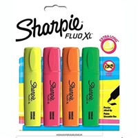 Sharpie Fluo XL Highlighter Assorted 4 Pack