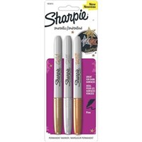 Sharpie Metallic Fine Point Permanent Marker Assorted 3 Pack