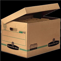 Bankers 713 Archive Box Extra Strength Hinged Lid