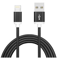 1m USB Lightning Date Synce Charger Black Cable each