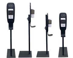 Visionchart Healthcare Height Adjustable Sanitiser Stand Dispenser