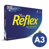 Reflex 100 Recycled Copy Paper A3 80gsm White 3 per Box