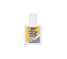 Bic WiteOut Quick Dry Correction Fluid 12 Box