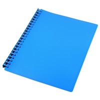 Sovereign Display Book Refillable A4 Blue 20P