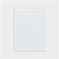 Graph Pad A4 5mm Double Sided 50 Leaf 7 hole punched 10 per Pack