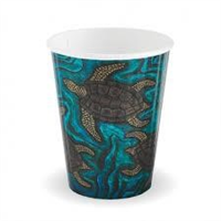 Biopak Wall Cups Double Indigenous 8oz 50 Pack 20 per Carton