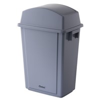Oates Slimline Swing Bin 40L Grey