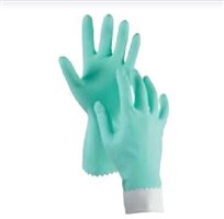 Oates Flock Lined Rubber Gloves Large