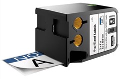 Dymo XTL Label Pre Printed NOTICE Black on White 21 x 102mm Each