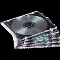 Fellowes Cd Jewel Case Black 5 Pack