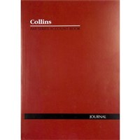 Collins A60 Account Book Journal A4 Red