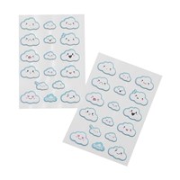 Spencil Puffy Stickers Cloud Design 2 Pack