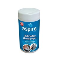 Aspire Multi Surface Cleaning Wipes White 50 Tub
